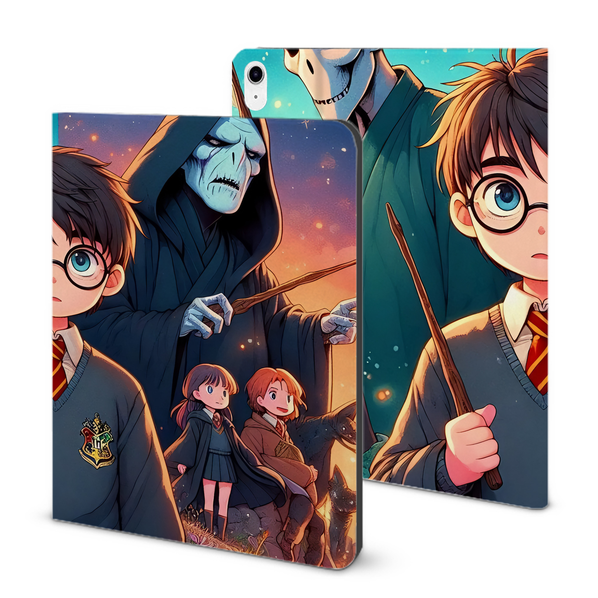 （画像用） Harry Potter ハリー・ポッターシリーズ IPad ケース ブック型 PUレザー TPU 耐衝撃 軽量 薄型 ペン収納なし 全面保護 IPad 各モデル対応